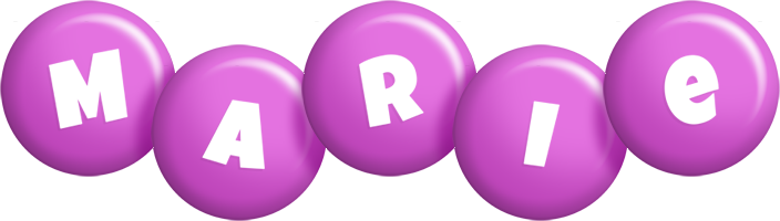 Marie candy-purple logo