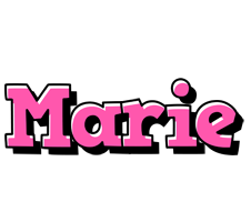 Marie girlish logo