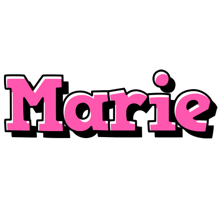 Marie girlish logo