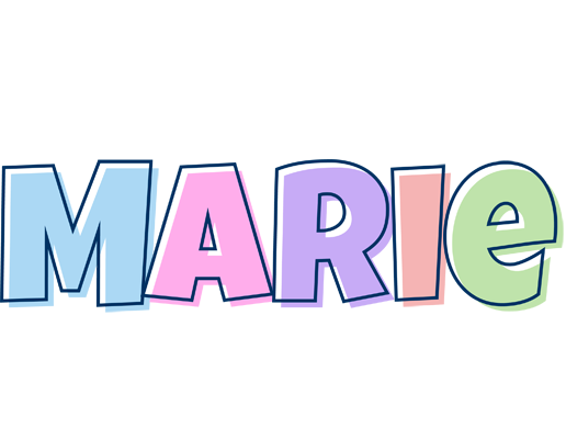 Marie pastel logo