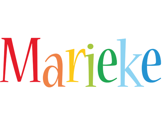 Marieke birthday logo