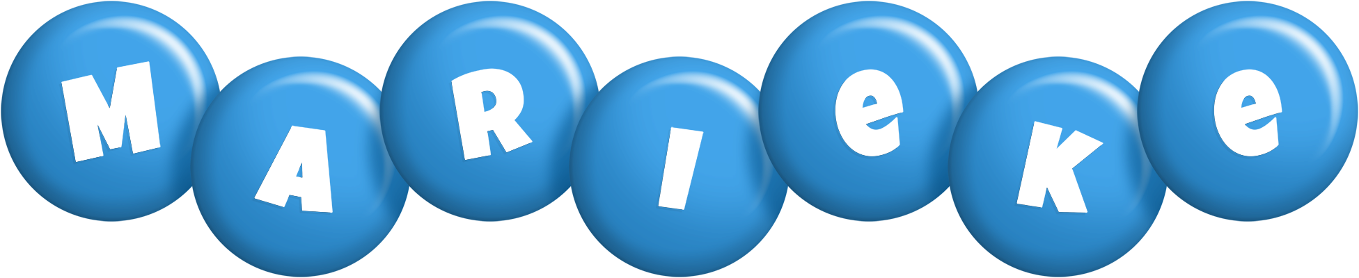 Marieke candy-blue logo