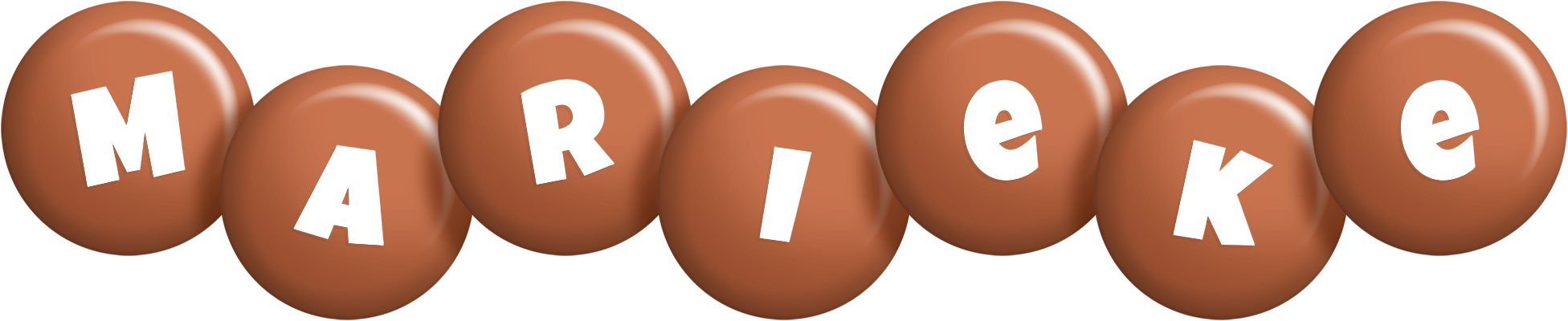 Marieke candy-brown logo