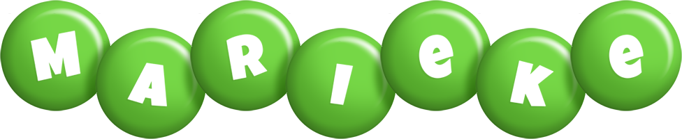 Marieke candy-green logo