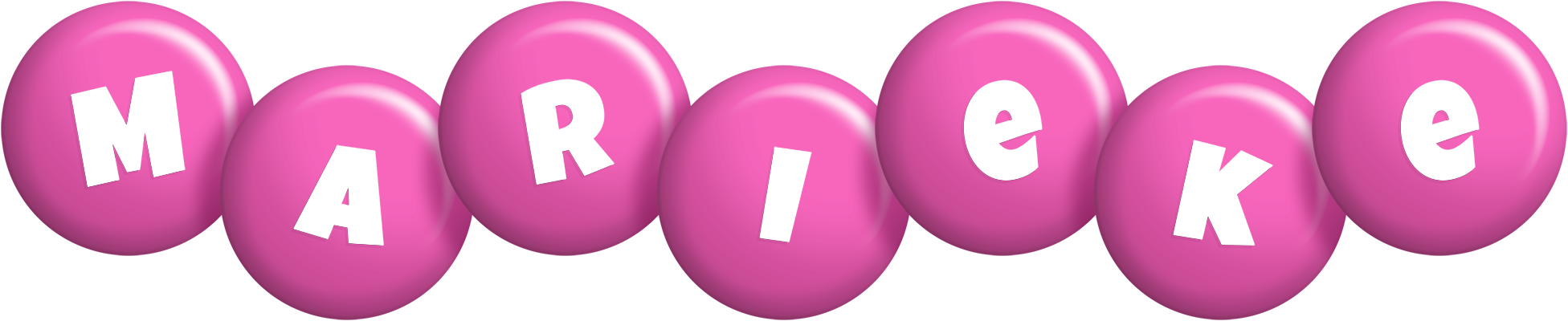 Marieke candy-pink logo