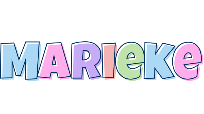 Marieke pastel logo