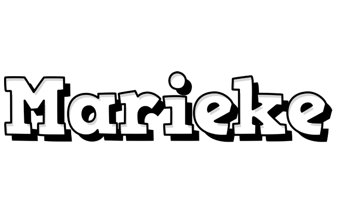 Marieke snowing logo