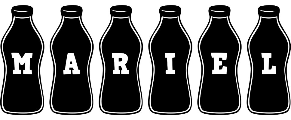 Mariel bottle logo