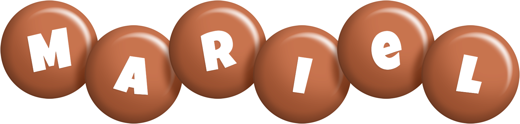 Mariel candy-brown logo