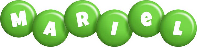 Mariel candy-green logo