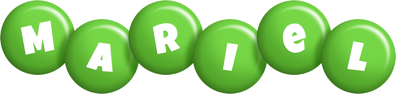 Mariel candy-green logo