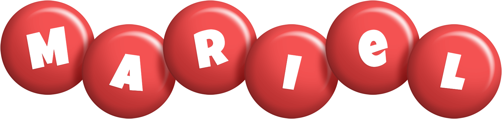 Mariel candy-red logo