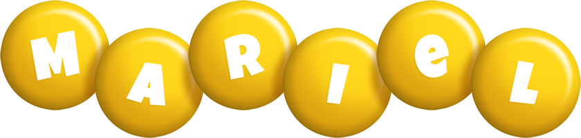 Mariel candy-yellow logo