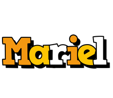 Mariel cartoon logo