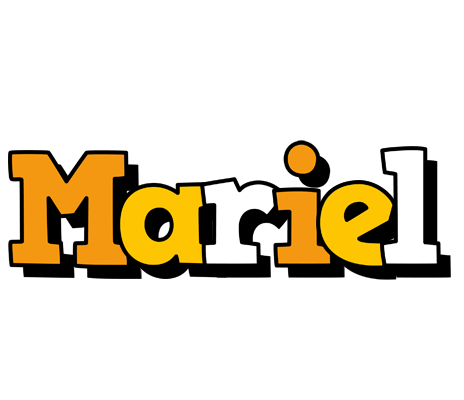 Mariel cartoon logo