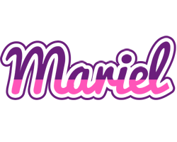 Mariel cheerful logo