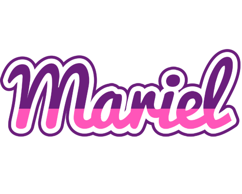 Mariel cheerful logo