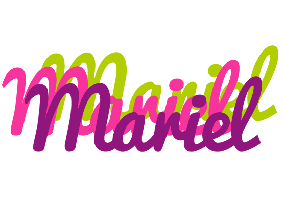 Mariel flowers logo
