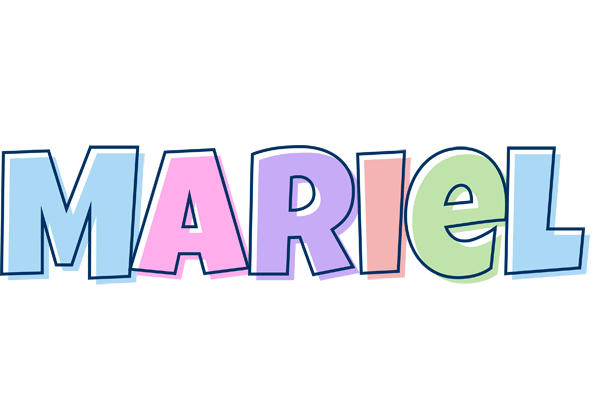 Mariel pastel logo