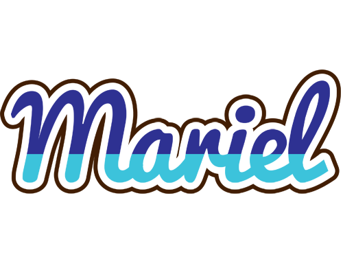 Mariel raining logo