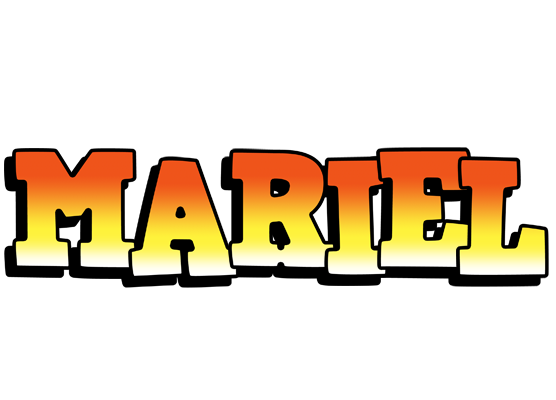 Mariel sunset logo