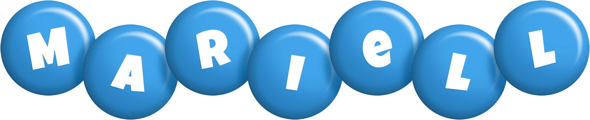 Mariell candy-blue logo