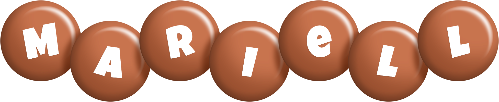 Mariell candy-brown logo