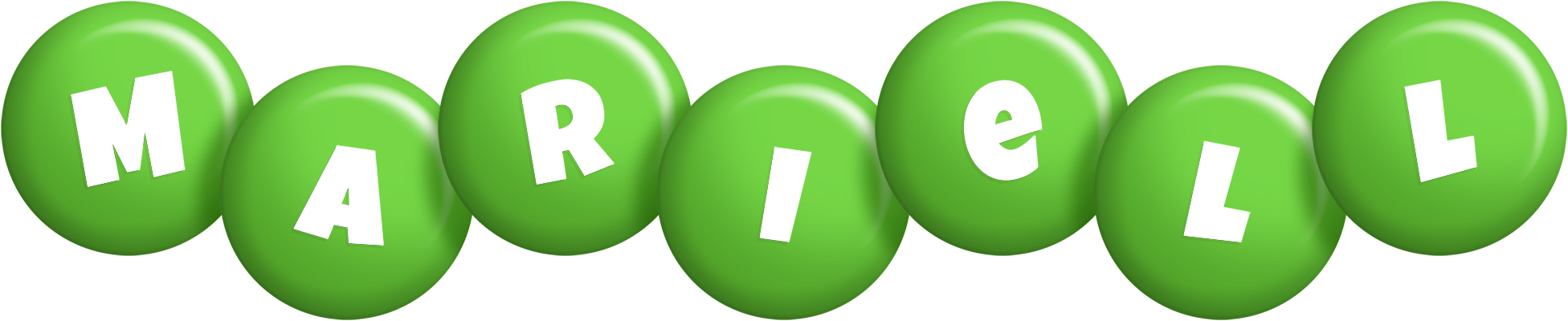 Mariell candy-green logo