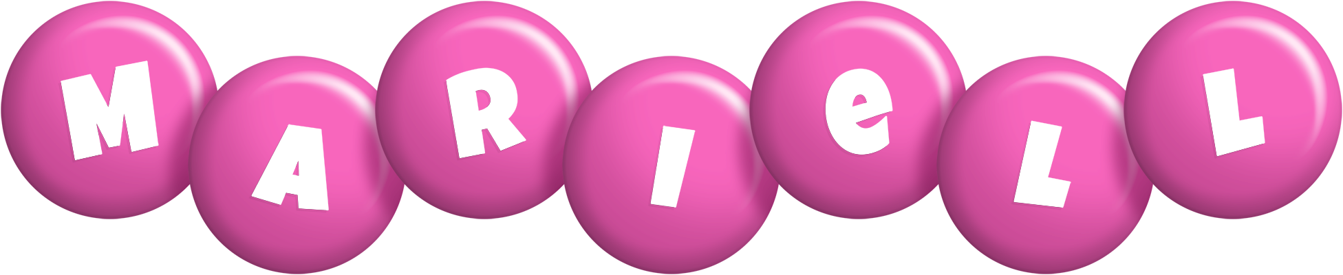 Mariell candy-pink logo