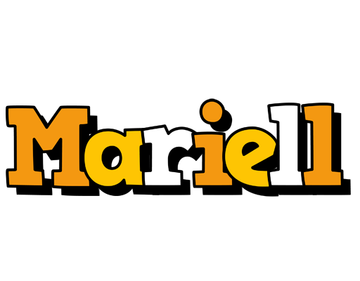 Mariell cartoon logo