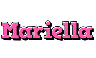 Mariella girlish logo