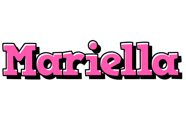 Mariella girlish logo