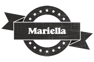 Mariella grunge logo