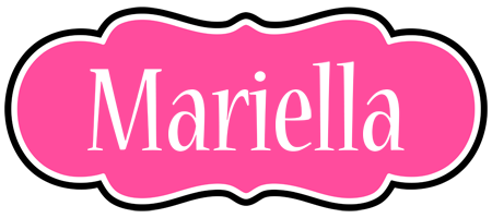 Mariella invitation logo