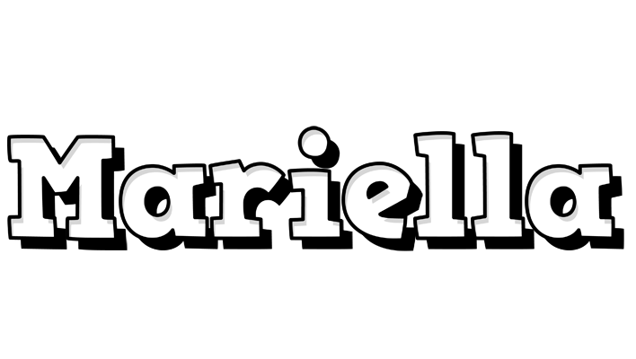 Mariella snowing logo