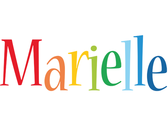 Marielle birthday logo