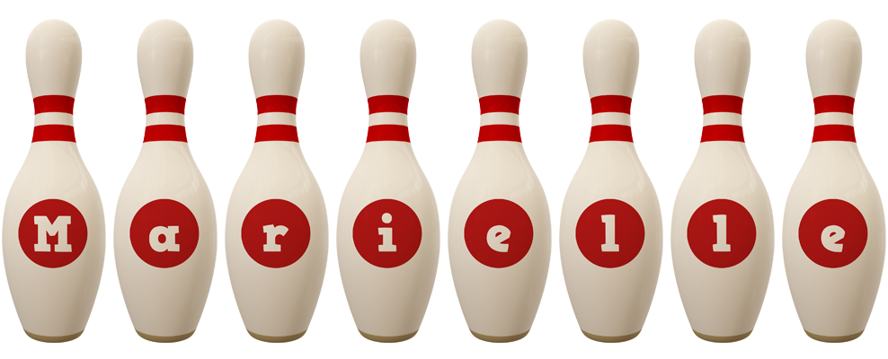 Marielle bowling-pin logo
