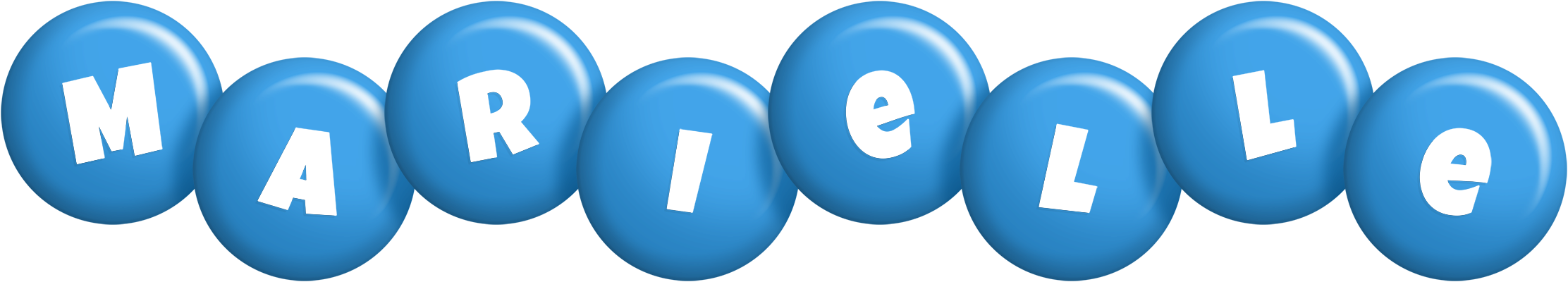 Marielle candy-blue logo