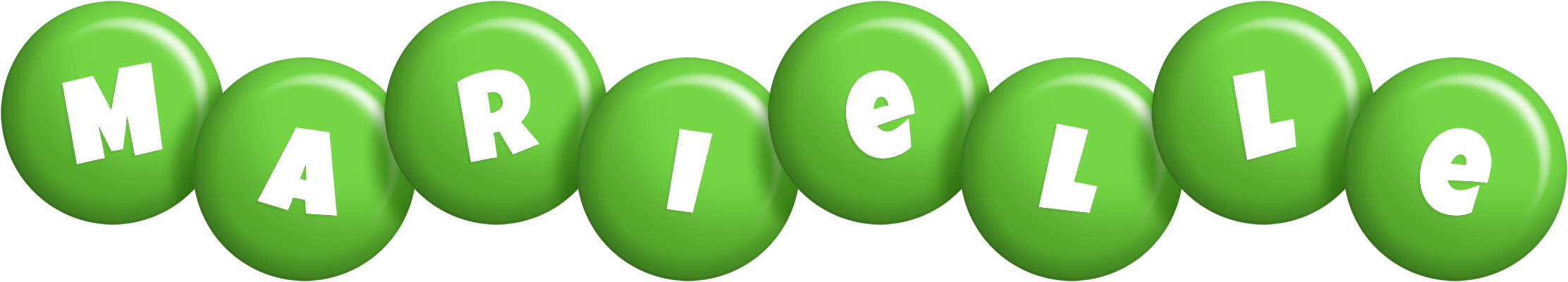 Marielle candy-green logo