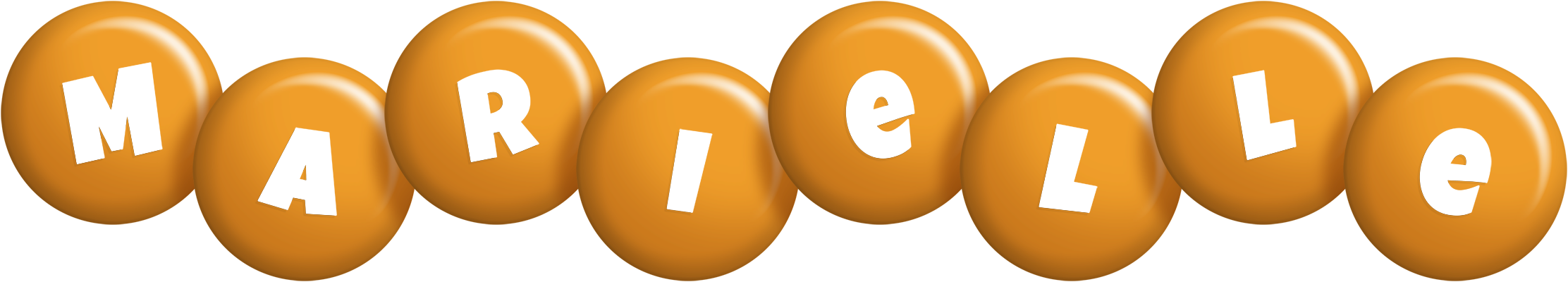 Marielle candy-orange logo