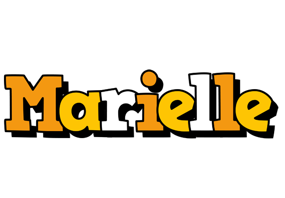 Marielle cartoon logo