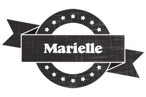 Marielle grunge logo