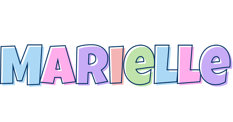 Marielle pastel logo