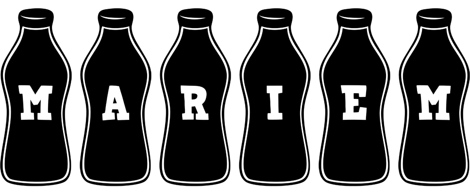 Mariem bottle logo
