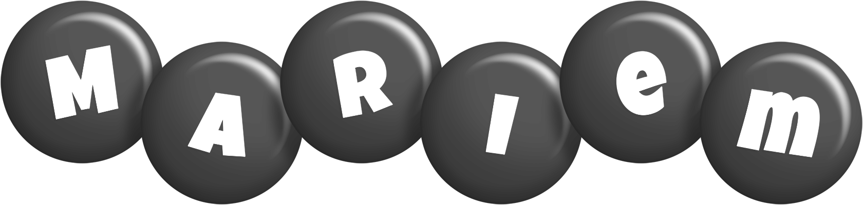 Mariem candy-black logo