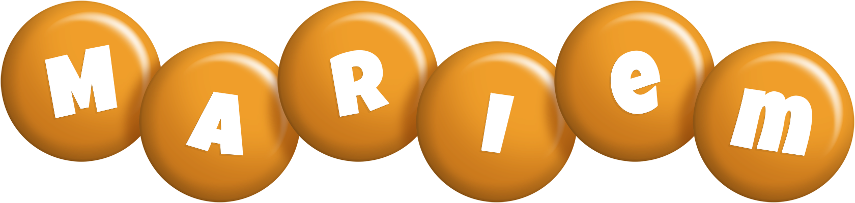 Mariem candy-orange logo