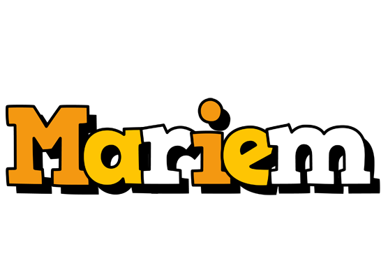 Mariem cartoon logo