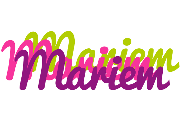 Mariem flowers logo