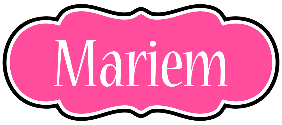 Mariem invitation logo