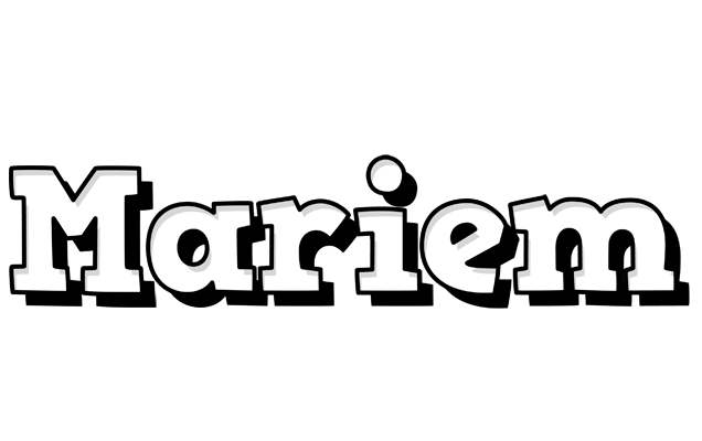 Mariem snowing logo